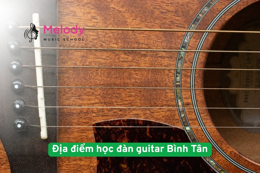 Địa điểm học đàn guitar Bình Tân uy tín chất lượng