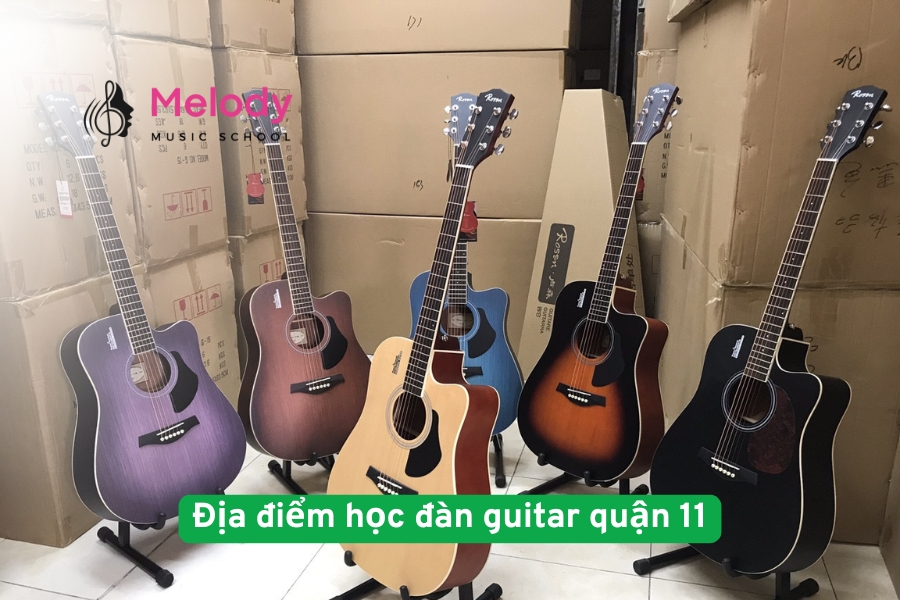 Địa điểm học đàn guitar quận 11 uy tín chất lượng