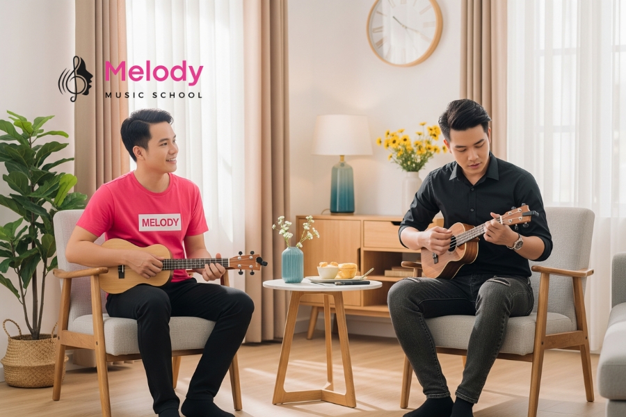 Lớp Học Đàn Ukulele Quận Tân Bình-Bình Tân-Phú Nhuận 11 Melody là trung tâm âm nhạc uy tín tại Tân Bình, Bình Tân, Phú Nhuận