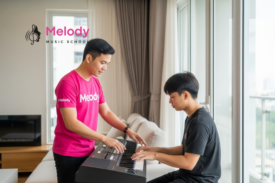 Lớp Học Đàn Organ Bắc Từ Liêm, Nam Từ Liêm, Hà Đông 13 Melody xây dựng chương trình organ cơ bản giúp học viên nắm vững kỹ thuật và lý thuyết âm nhạc