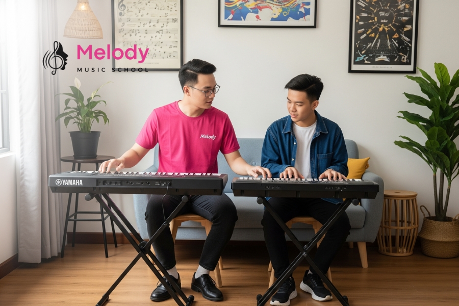 Địa Điểm Học Đàn Organ Quận 1-2-3-4 Uy Tín Chất Lượng 15 Học phí organ tại Melody dao động 3–8 triệu/tháng, linh hoạt và ưu đãi