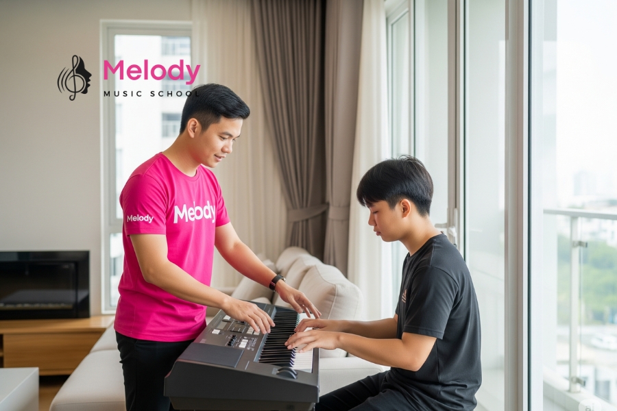 Địa Điểm Học Đàn Organ Quận 9-10-11-12 Uy Tín Chất Lượng 13 Melody quận 9-10-11-12 thiết kế chương trình học organ từ cơ bản đến nâng cao, phù hợp mọi trình độ