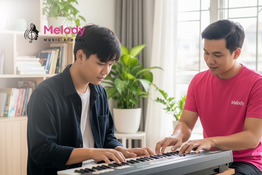 Địa Điểm Học Đàn Organ Quận 9-10-11-12 Uy Tín Chất Lượng 15 Học phí học organ tại Melody quận 9-10-11-12 từ 3 đến 8 triệu đồng/tháng tùy khóa học