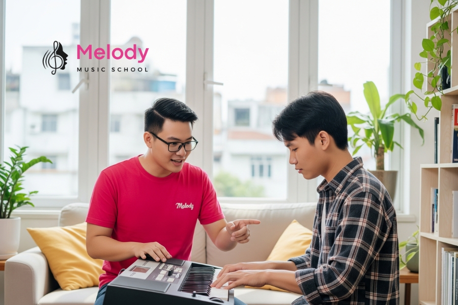 Địa Điểm Học Đàn Organ Tân Phú-Bình Thạnh-Gò Vấp 13 Chương trình organ Melody Tân Phú, Bình Thạnh, Gò Vấp phù hợp mọi trình độ và học hiệu quả