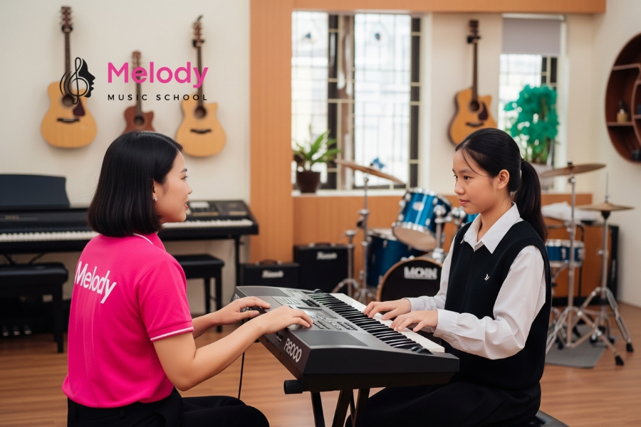 Địa Điểm Học Đàn Organ Thủ Đức, Nhà Bè, Bình Chánh 15 Học phí học đàn organ tại Melody dao động từ 3–8 triệu đồng/tháng