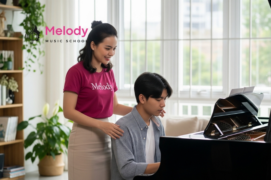 Địa Điểm Học Đàn Piano Tại Quận 1 Uy Tín Chất Lượng 13 Melody quận 1 đào tạo piano từ cơ bản đến nâng cao theo lộ trình cá nhân hóa