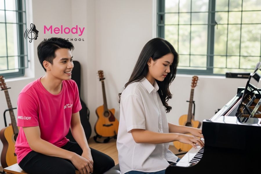 Địa Điểm Học Đàn Piano Tại Quận 5 Uy Tín Chất Lượng 15 Học phí piano tại Melody quận 5 từ 3–8 triệu/tháng, linh hoạt theo nhu cầu học
