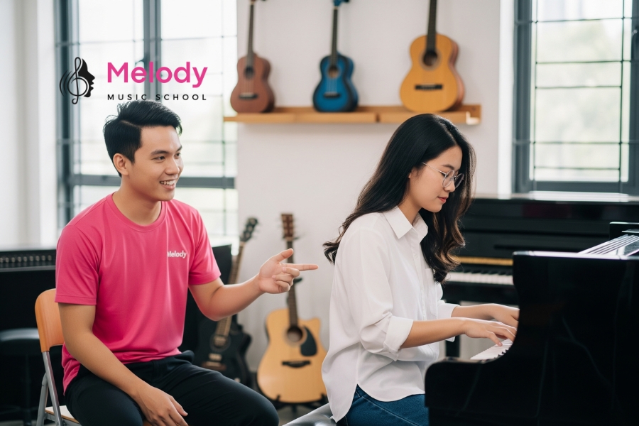 Địa Điểm Học Đàn Piano Tại Quận 7 Uy Tín Chất Lượng 11 Melody quận 7 là trung tâm dạy piano uy tín với giảng viên chuyên nghiệp và kinh nghiệm hơn 10 năm