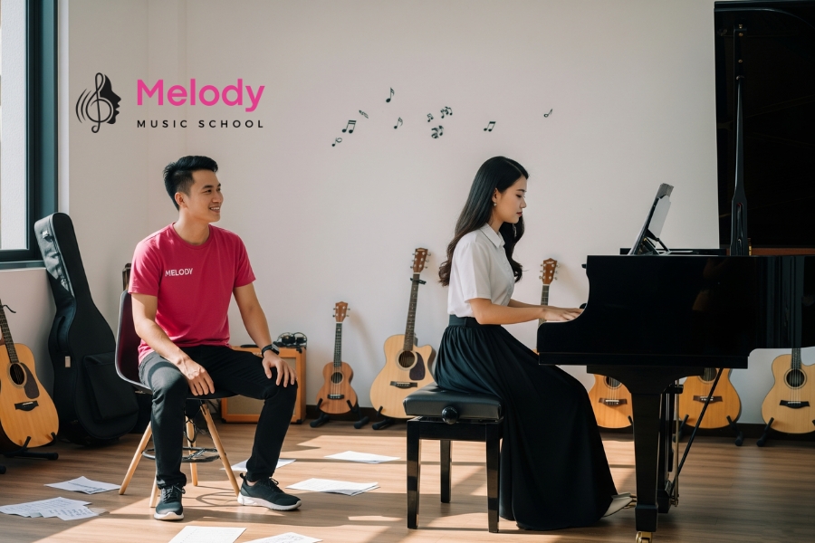 Địa Điểm Học Đàn Piano Tại Quận 7 Uy Tín Chất Lượng 15 Học phí piano tại Melody quận 7 từ 3–8 triệu đồng/tháng, linh hoạt theo khóa học và thời lượng