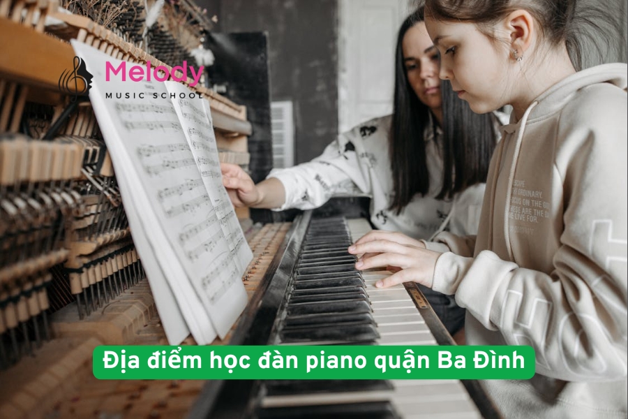 Địa điểm học đàn piano quận Ba Đình uy tín chất lượng