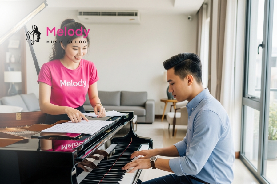 Địa Điểm Học Đàn Piano Quận Đống Đa Uy Tín Chất Lượng 11 Melody Đống Đa là trung tâm âm nhạc uy tín với đội ngũ giảng viên giàu kinh nghiệm và tận tâm