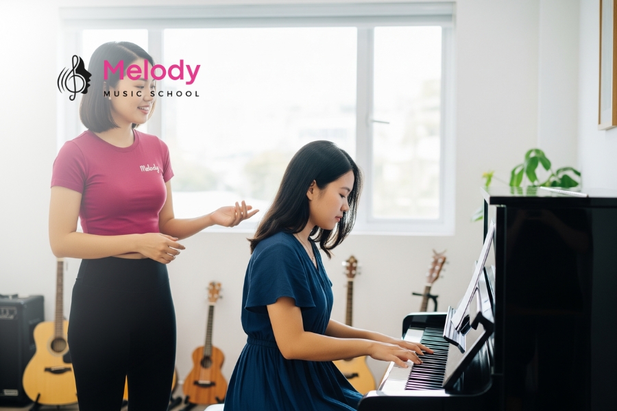 Địa Điểm Học Đàn Piano Quận Hà Đông Uy Tín Chất Lượng 15 Học phí piano tại Melody Hà Đông từ 3–8 triệu đồng/tháng, có ưu đãi và linh hoạt thanh toán