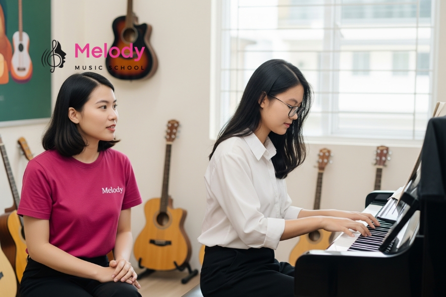 Địa Điểm Học Đàn Piano Quận Thủ Đức Uy Tín Chất Lượng 11 Melody Thủ Đức là trung tâm dạy piano uy tín với giảng viên chuyên môn cao và môi trường học truyền cảm hứng