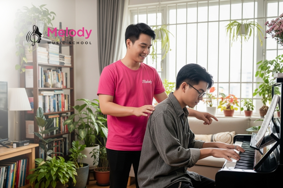 Địa Điểm Học Đàn Piano Quận Thủ Đức Uy Tín Chất Lượng 15 Học phí piano tại Melody Thủ Đức từ 3–8 triệu đồng/tháng, có nhiều gói linh hoạt và ưu đãi