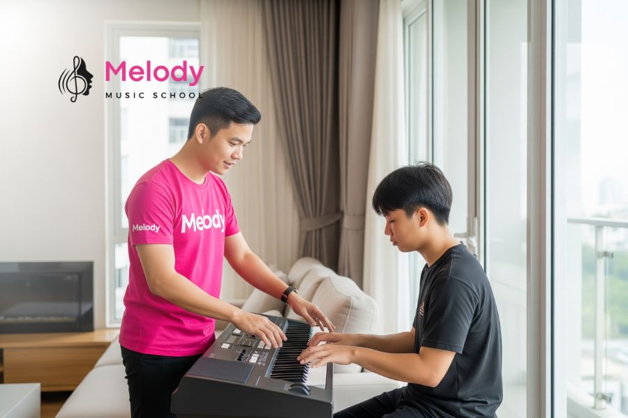 Lớp Học Đàn Organ Quận Đống Đa, Tây Hồ, Cầu Giấy 15 Học phí organ tại Melody Đống Đa, Tây Hồ, Cầu Giấy từ 3–8 triệu/tháng, nhiều gói linh hoạt và ưu đãi