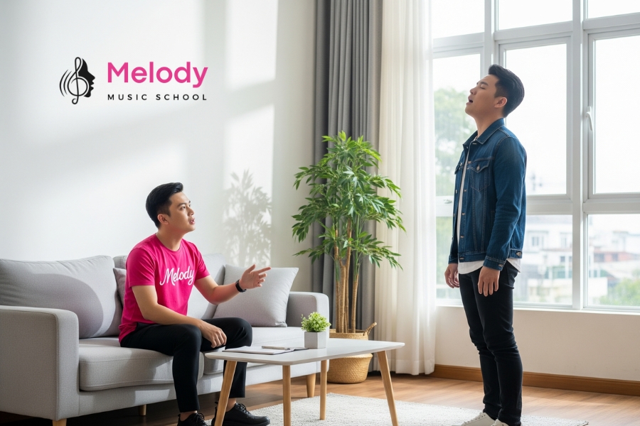 Lớp Học Thanh Nhạc Bắc Từ Liêm, Nam Từ Liêm, Hà Đông 8 Melody có học phí linh hoạt, từ 3 triệu đến 6 triệu đồng, kèm ưu đãi theo khóa và nhóm học viên