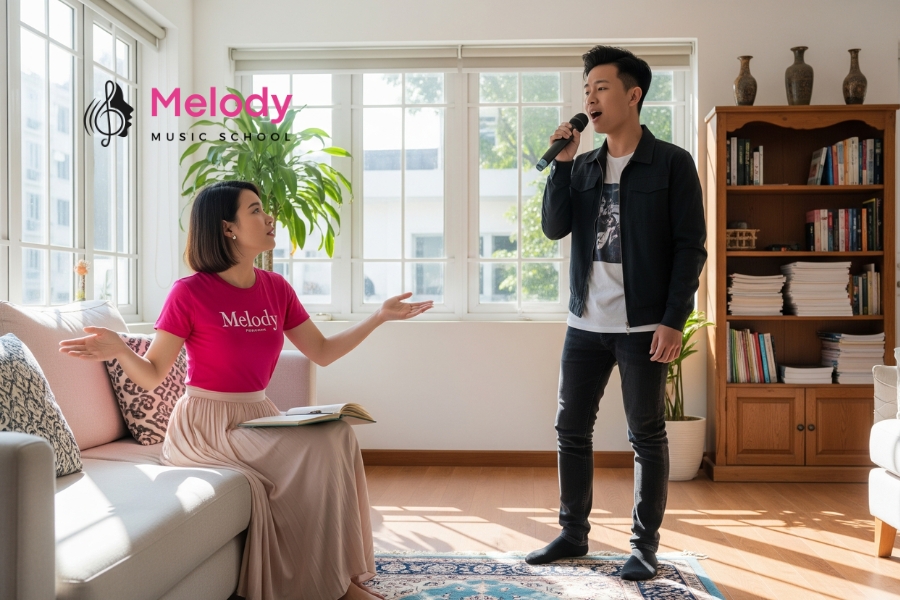 Địa Điểm Học Thanh Nhạc Tại Quận 1-2-3-4 Uy Tín Chất Lượng 6 Melody quận 1-2-3-4 đào tạo thanh nhạc bài bản, phù hợp từ cơ bản đến nâng cao