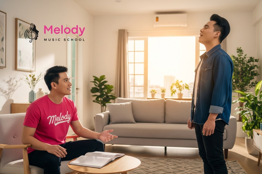 Địa Điểm Học Thanh Nhạc Quận 5-6-7-8 Uy Tín Chất Lượng 4 Melody là trung tâm âm nhạc uy tín tại quận 5-6-7-8 với giảng viên giàu kinh nghiệm