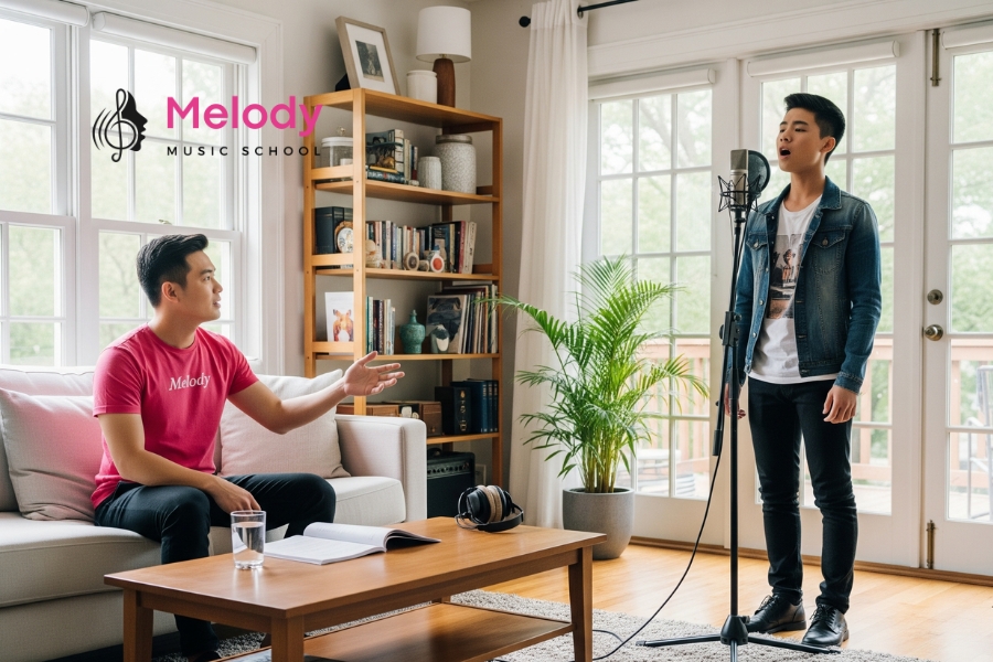 Địa Điểm Học Thanh Nhạc Quận 5-6-7-8 Uy Tín Chất Lượng 6 Melody quận 5-6-7-8 đào tạo thanh nhạc bài bản từ cơ bản đến nâng cao, hiệu quả và khoa học