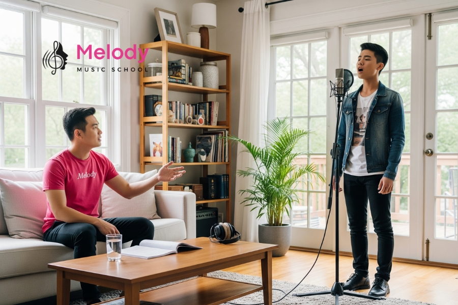 Địa Điểm Học Thanh Nhạc Quận Tân Phú, Bình Thạnh, Gò Vấp 6 Melody Tân Phú, Bình Thạnh, Gò Vấp đào tạo thanh nhạc theo cấp độ cơ bản và nâng cao, phù hợp mọi trình độ