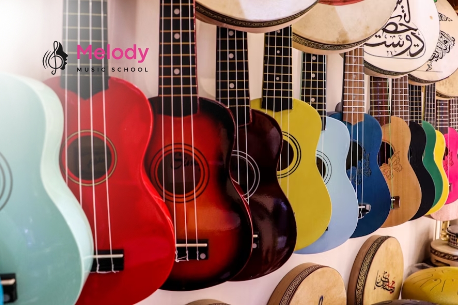 Địa Điểm Học Đàn Ukulele Quận 5-6-7-8 Uy Tín Chất Lượng 14 Lớp ukulele tại Melody quận 5–6–7–8 phù hợp mọi lứa tuổi và trình độ yêu âm nhạc