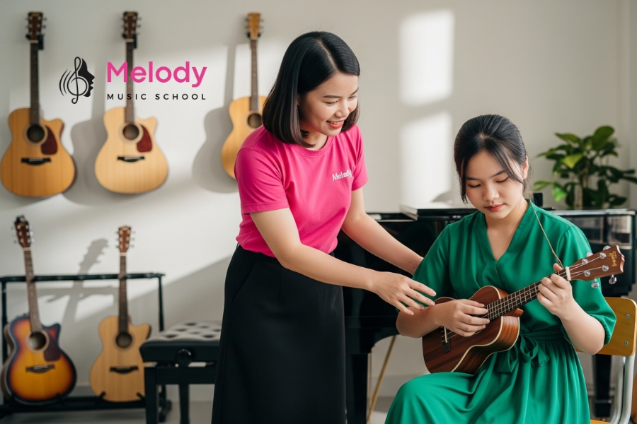 Lớp Học Đàn Ukulele Thanh Xuân, Hoàng Mai, Long Biên 11 Nhạc Viện Melody đào tạo âm nhạc uy tín tại Thanh Xuân, Hoàng Mai, Long Biên với đội ngũ giàu kinh nghiệm