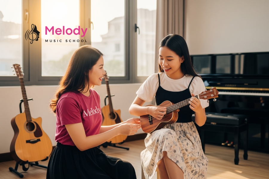 Địa Điểm Học Đàn Ukulele Thủ Đức, Nhà Bè, Bình Chánh 15 Học phí ukulele tại Melody Thủ Đức, Nhà Bè, Bình Chánh từ 3–8 triệu/tháng, nhiều ưu đãi linh hoạt