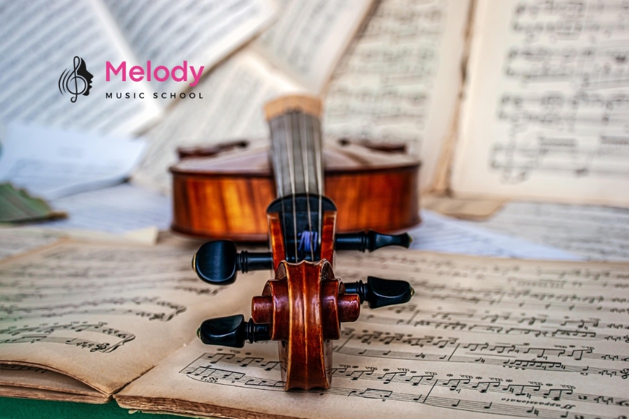 Khám Phá Cấu Tạo Đàn Violin (Vĩ Cầm) Chi Tiết 23 Nhạc Viện Melody dạy violin bài bản từ cấu tạo đàn đến kỹ thuật biểu diễn