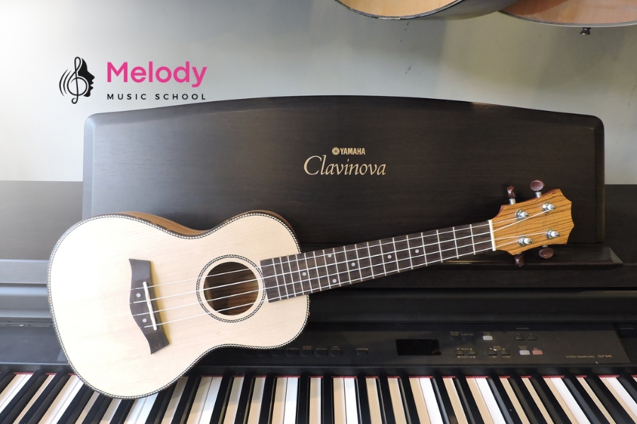 Lời Khuyên Mua Ukulele Đầu Tiên Người Mới 13 Ukulele Concert có âm ấm, phím rộng, lý tưởng cho người mới học từ 10 tuổi trở lên