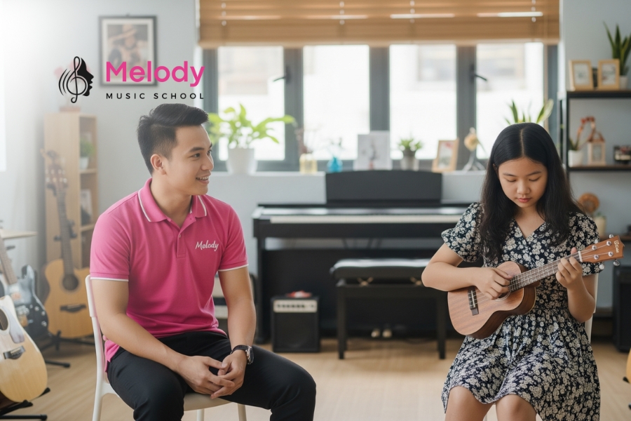 Lời Khuyên Mua Ukulele Đầu Tiên Người Mới 16 Mua Ukulele tại Melody giúp trải nghiệm trực tiếp và được tư vấn bởi giảng viên kinh nghiệm