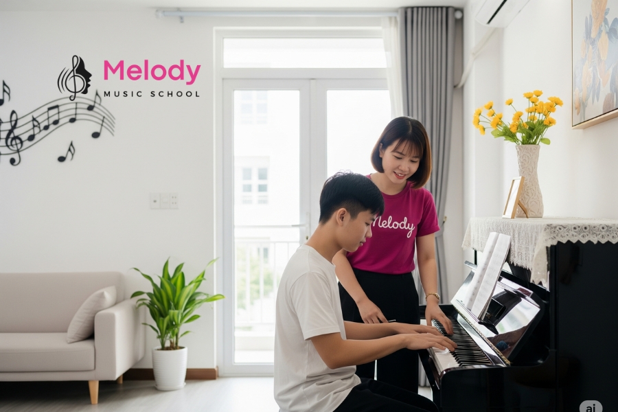 Lưu Ý Khi Mua Piano Điện Trả Góp Người Mới 15 Chọn cửa hàng uy tín như Nhạc Viện Melody giúp đảm bảo chất lượng đàn và hỗ trợ tốt
