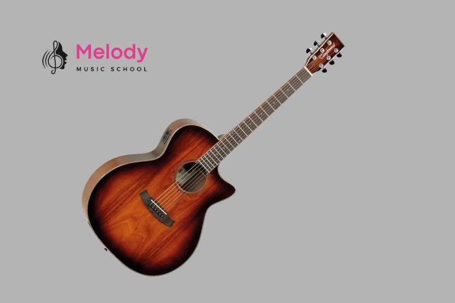 Phân Biệt Các Loại Guitar Acoustic: Hướng Dẫn Chi Tiết 15 Đàn acoustic-electric tích hợp EQ và pickup, cho phép chơi tự nhiên hoặc kết nối amplifier