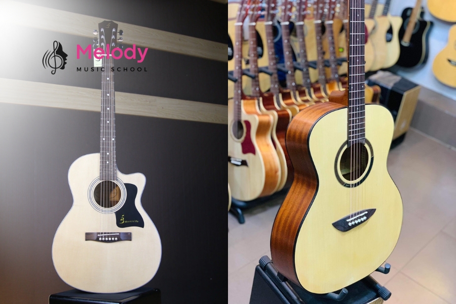 Top Guitar Dáng D Khuyết Đáng Mua Nhất Năm 2025 12 Dáng D khuyết dễ chơi nốt cao, dáng tròn cộng hưởng tốt, giá hợp lý hơn