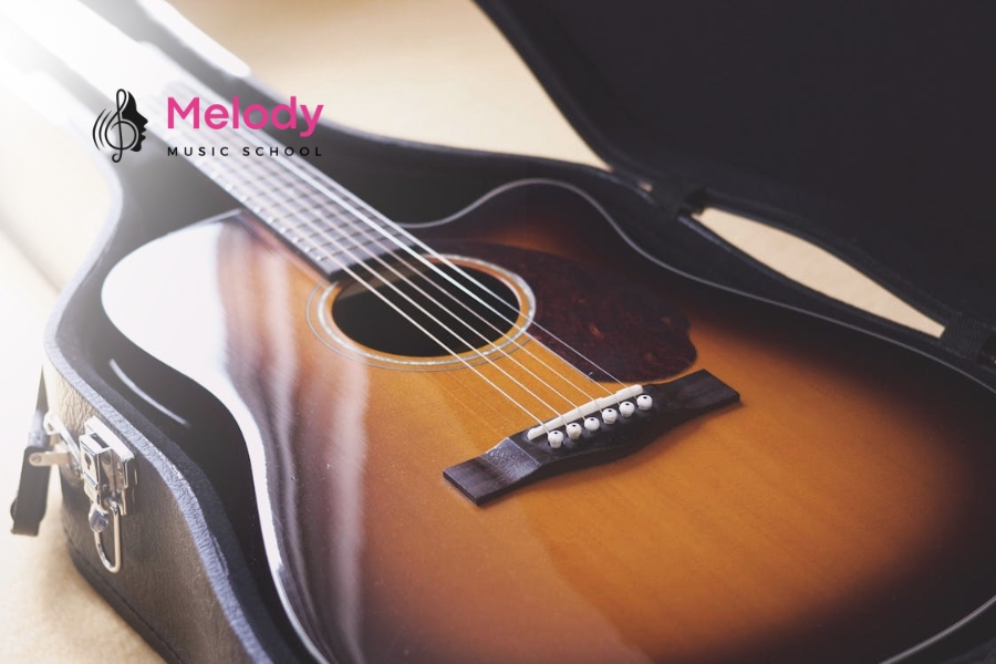 Top Guitar Dáng D Khuyết Đáng Mua Nhất Năm 2025 14 Chọn đàn D khuyết cần ưu tiên gỗ nguyên khối, dây thấp, hãng uy tín dễ chơi