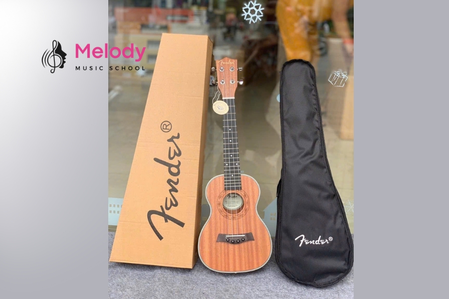Top Hãng Ukulele Tốt Nhất 2025 Cho Người Mới 23 Fender là thương hiệu ukulele cao cấp với thiết kế tinh xảo và âm thanh chuyên nghiệp
