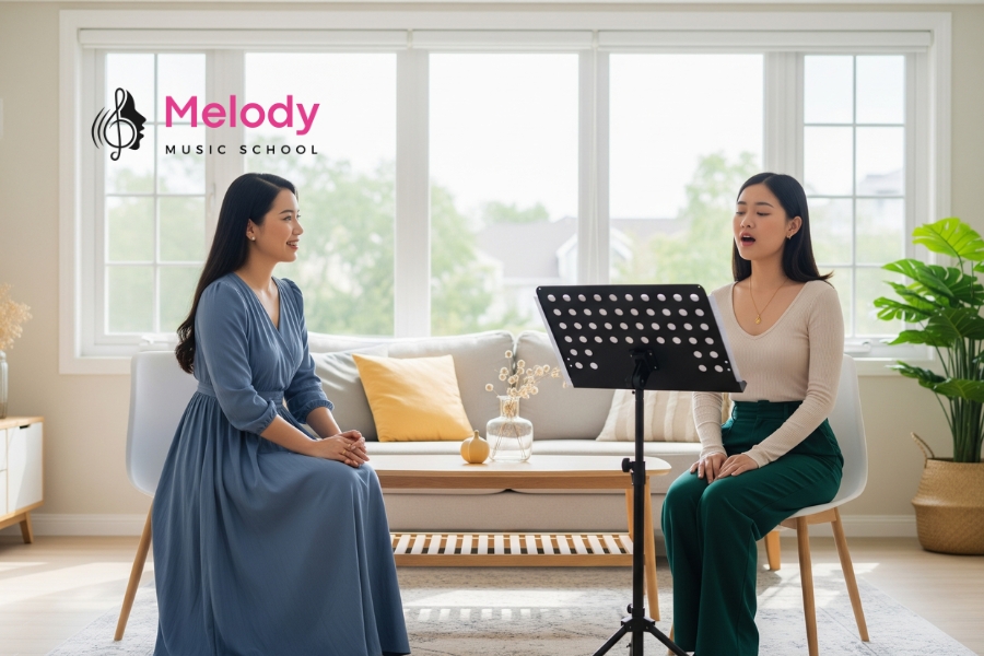 Khóa Học Kèn Trống Cajon Từ Cơ Bản Đến Chuyên Nghiệp 8 Melody là trung tâm âm nhạc uy tín với hơn 10 năm đào tạo nghệ sĩ chuyên nghiệp