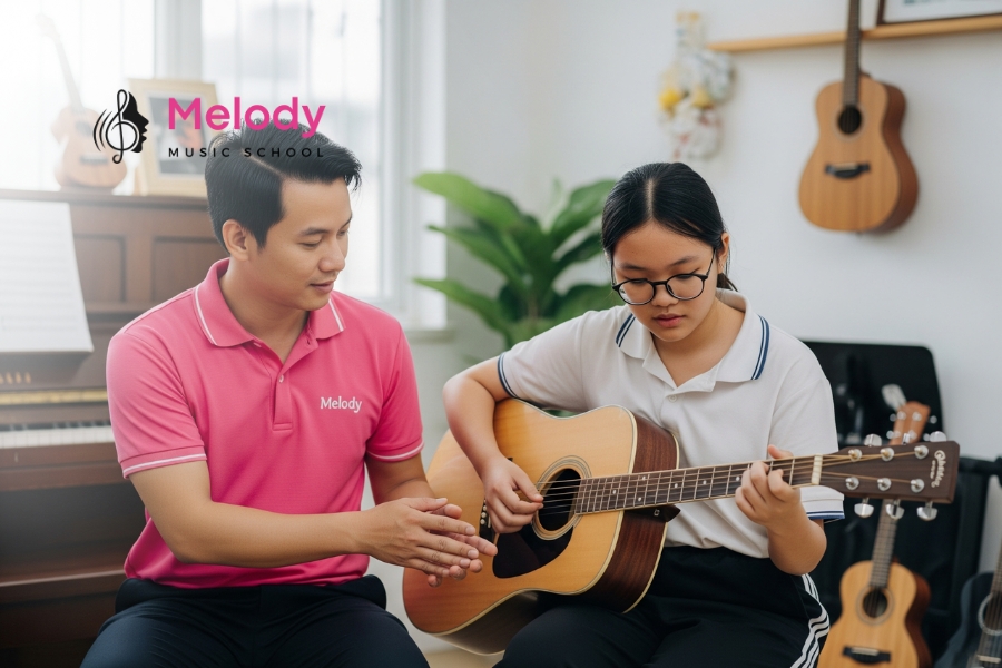 Hướng Dẫn Tự Học Đàn Guitar Cơ Bản Tại Nhà Cho Người Mới 3 Các Bộ Phận Của Đàn Guitar